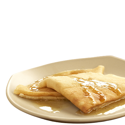 savourez nos délicieuses crêpes accompagnées d'un sirop d'érable authentique. un délice sucré qui ravira vos papilles à tout moment de la journée !