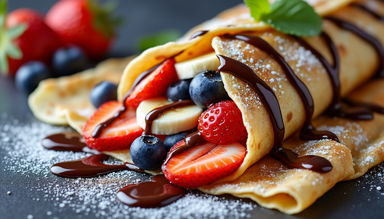 découvrez comment créer des crêpes enroulées savoureuses, une délicieuse touche gourmande pour vos repas ou vos desserts. suivez nos recettes simples et astuces pour impressionner vos invités avec des saveurs variées et un look irrésistible.