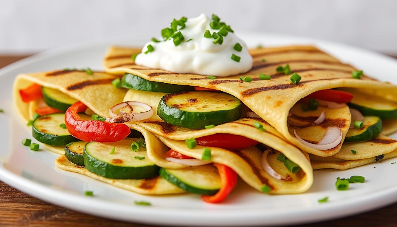 découvrez notre recette de crêpes aux légumes grillés, une manière savoureuse et originale de déguster des légumes. parfaites pour un repas léger ou un dîner entre amis, ces crêpes allient texture et saveurs pour un moment gourmand à ne pas manquer!