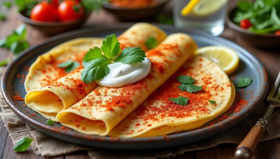 découvrez des crêpes au paprika, une recette originale qui invite à un voyage de saveurs envoûtantes. éveillez vos papilles avec cette combinaison audacieuse qui fera de vos repas un moment unique et savoureux.
