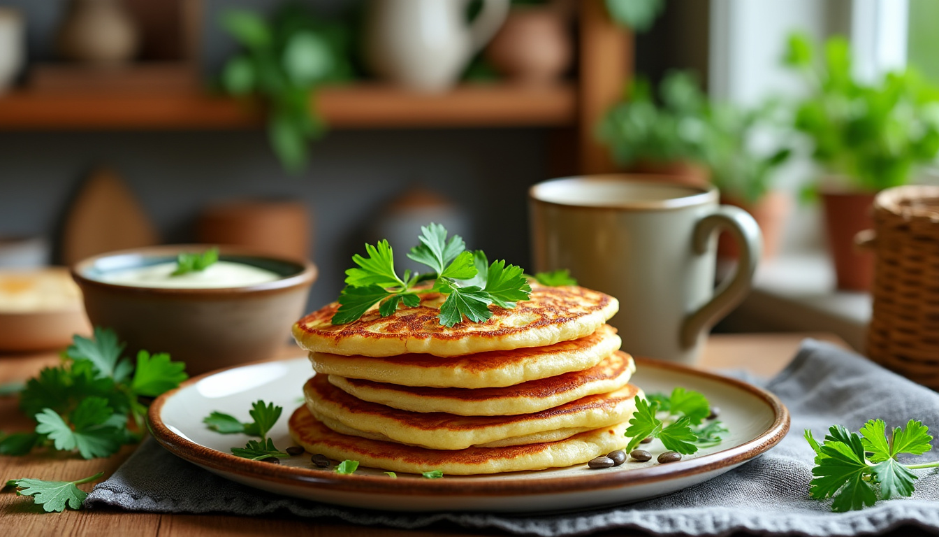 découvrez notre recette de crêpes à la coriandre : une alliance fraîche et originale pour surprendre vos papilles et apporter une note de verdure à vos repas.
