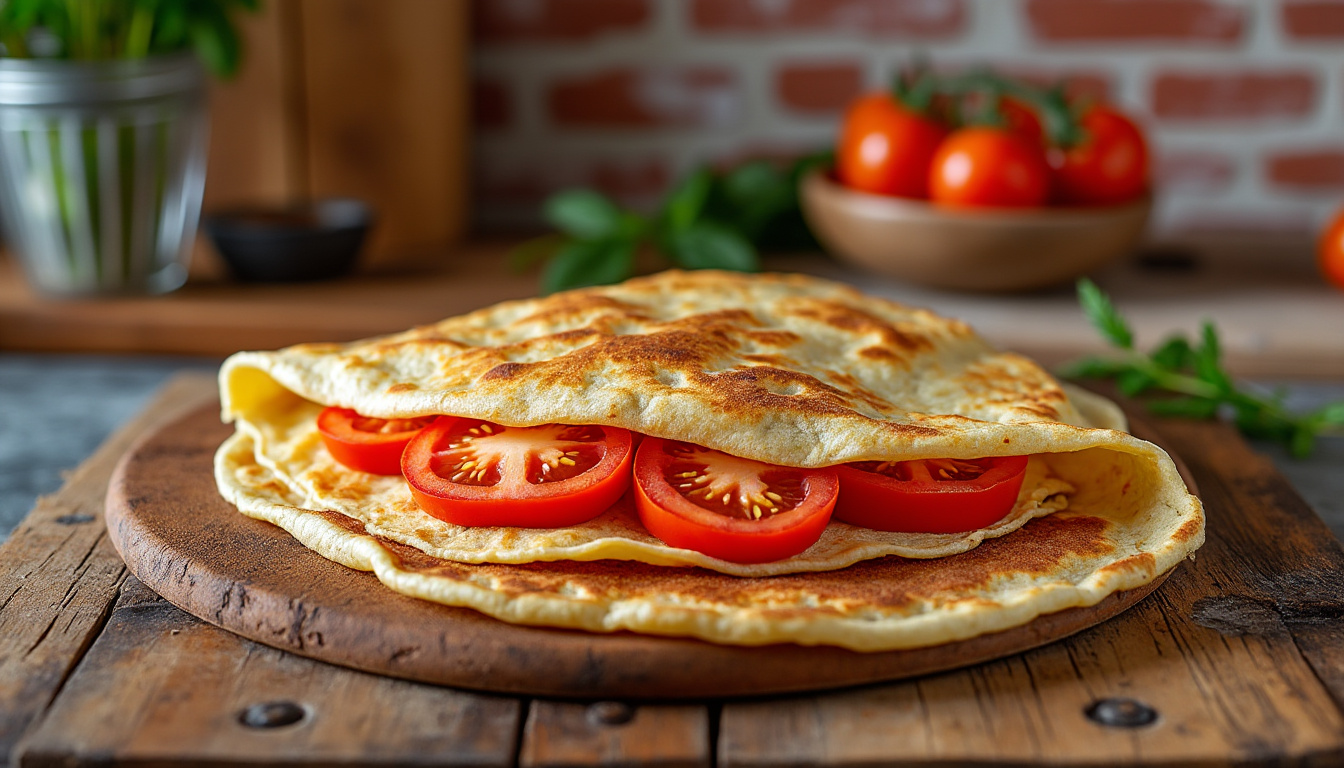 découvrez une recette originale de crêpes à la tomate, parfaites pour surprendre vos invités avec une note salée et gourmande. facile à préparer, idéale pour vos repas conviviaux !
