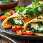 savourez de délicieuses crêpes au fromage de chèvre grâce à notre recette simple et gourmande, idéale pour un repas original et plein de saveurs.
