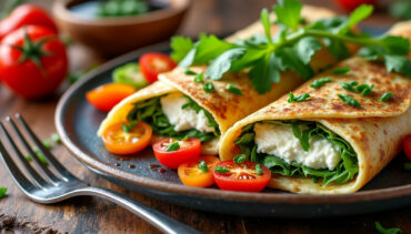 savourez de délicieuses crêpes au fromage de chèvre grâce à notre recette simple et gourmande, idéale pour un repas original et plein de saveurs.