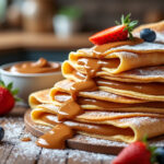craquez pour ces crêpes moelleuses à la pâte de spéculoos, idéales pour un dessert gourmand et original. facile à préparer, cette recette ravira petits et grands amateurs de douceurs.